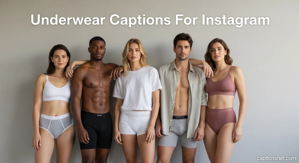 Underwear Captions For Instagram