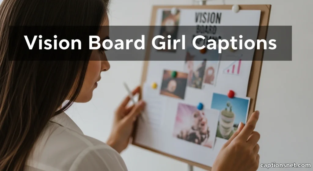 Vision Board Girl Captions