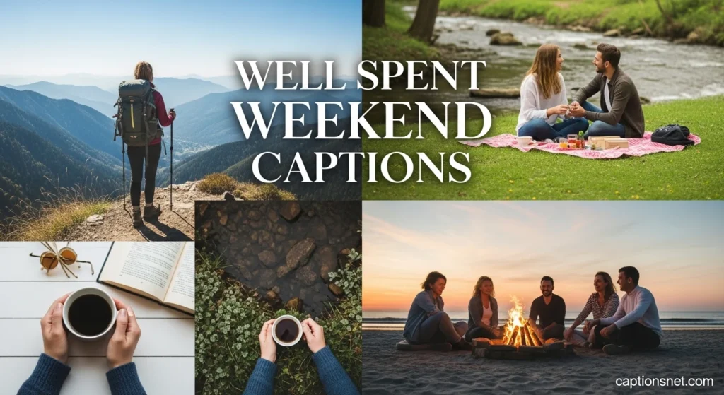 Well Spent Weekend Captions