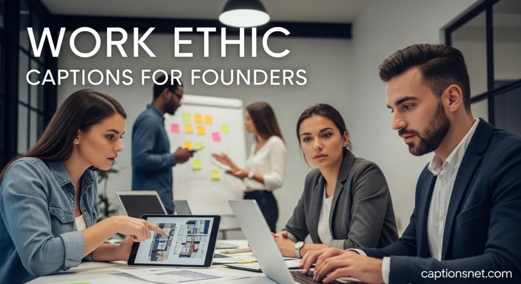 Work Ethic Captions for Founders