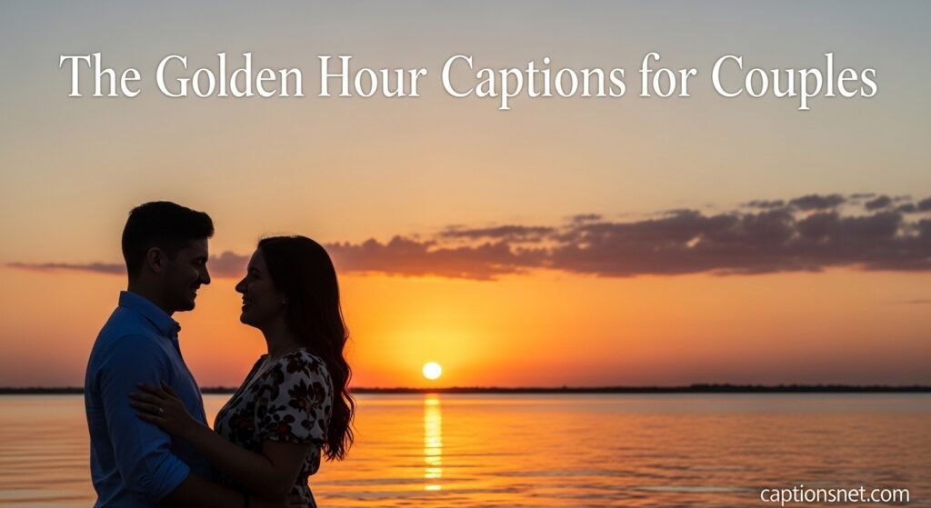 The Golden Hour Captions for Couples
