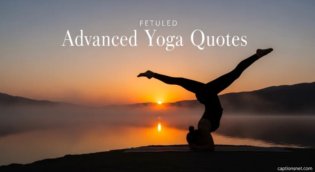 Advanced Yoga Quotes
