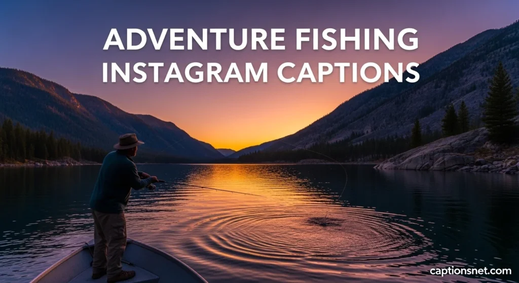 Adventure Fishing Instagram Captions