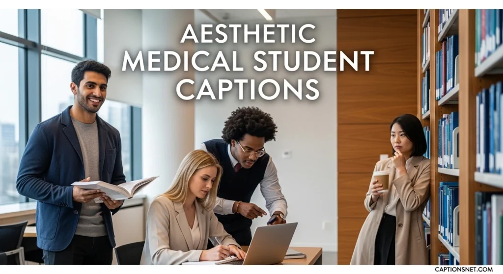 Aesthetic Medical Student Captions