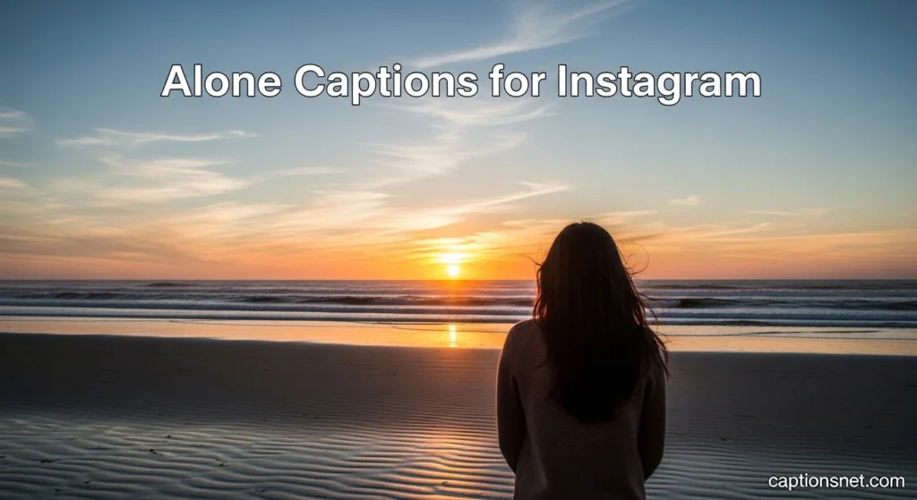 Alone Captions for Instagram
