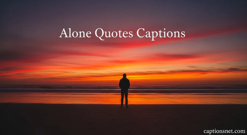 Alone Quotes Captions