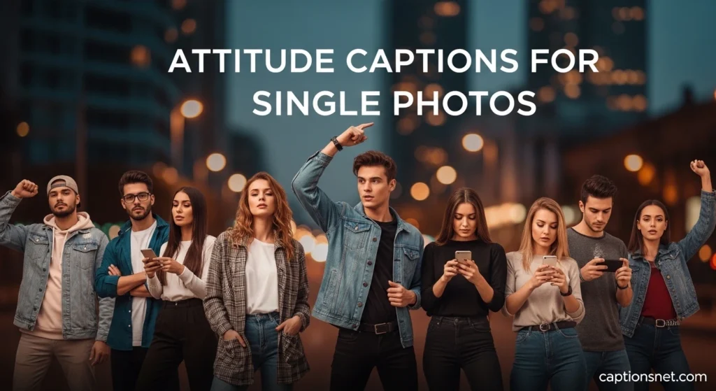 Attitude Captions for Single Photos