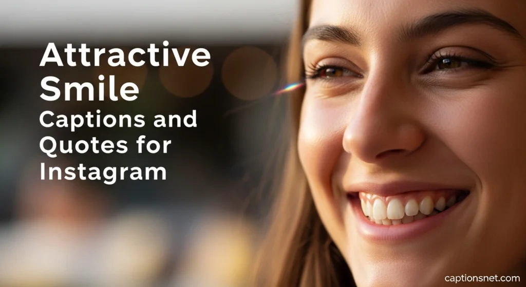 Attractive Smile Captions and Quotes for Instagram