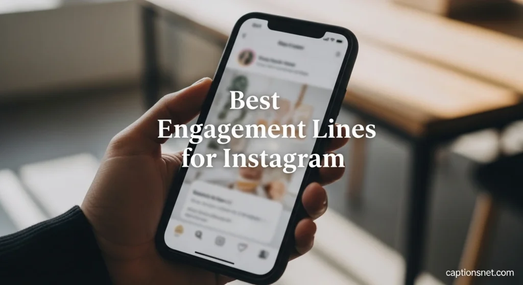 Best Engagement Lines for Instagram