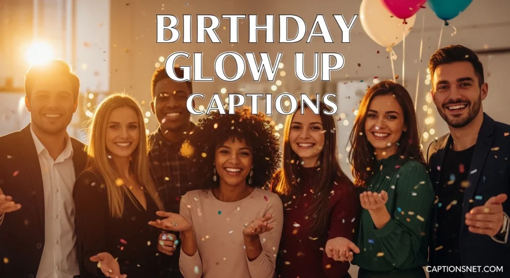 Birthday Glow Up Captions