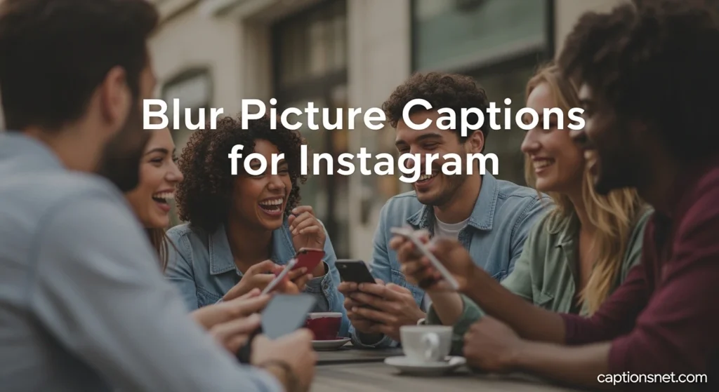 Blur Picture Captions for Instagram