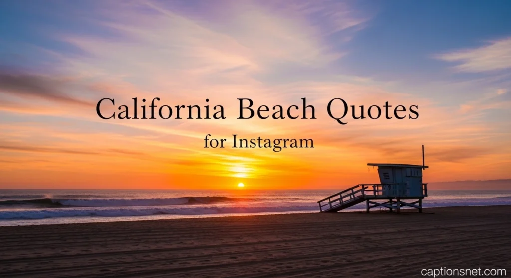 California Beach Quotes for Instagram