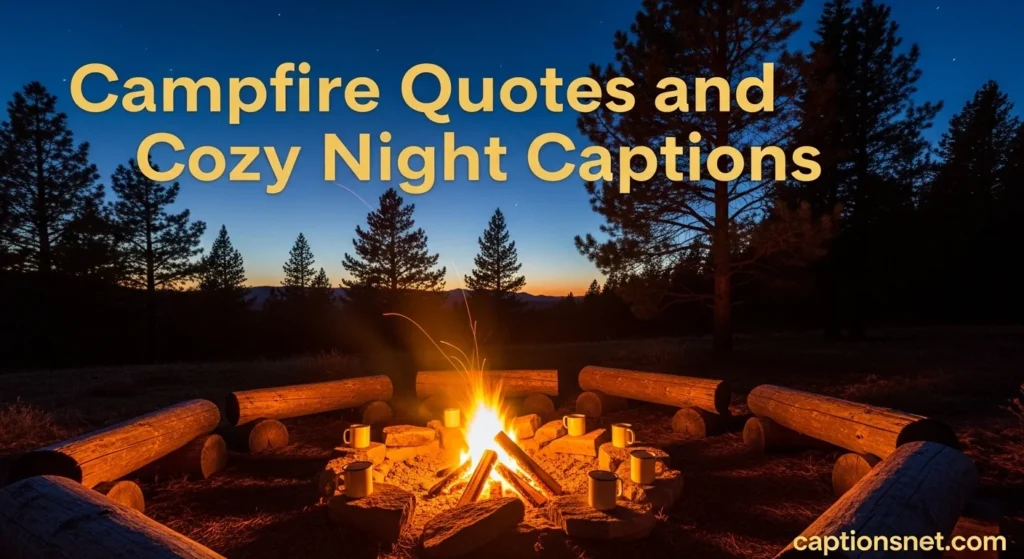 Campfire Quotes and Cozy Night Captions