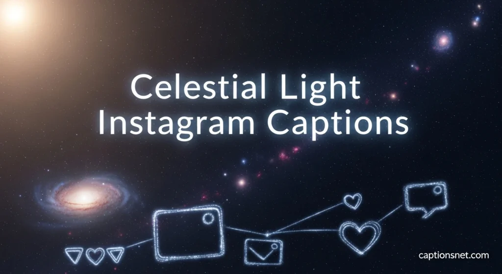 Celestial Light Instagram Captions