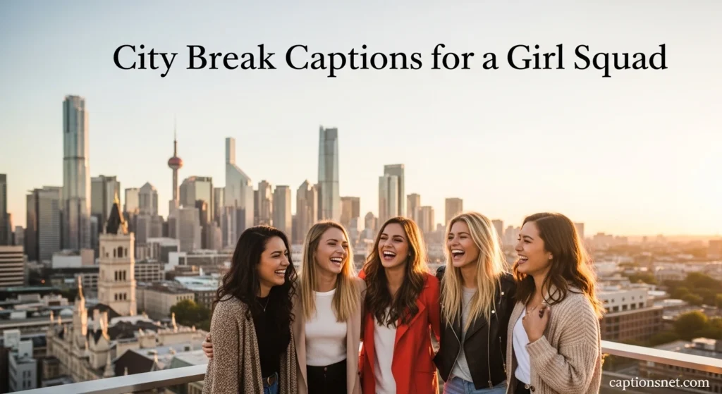 City Break Captions for Girl Squad