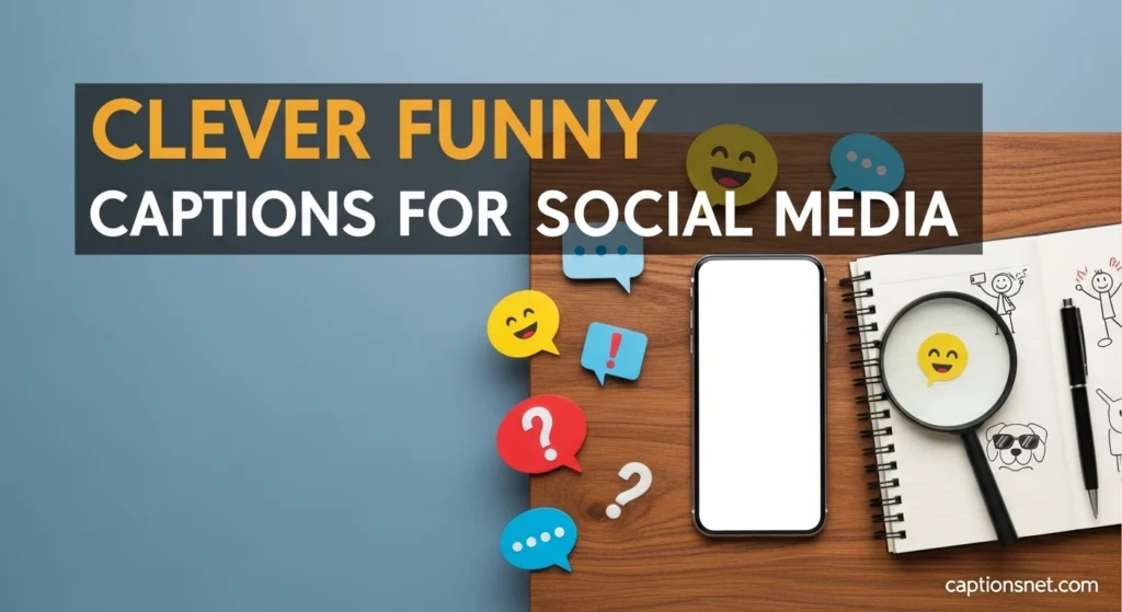 Clever Funny Captions for Social Media