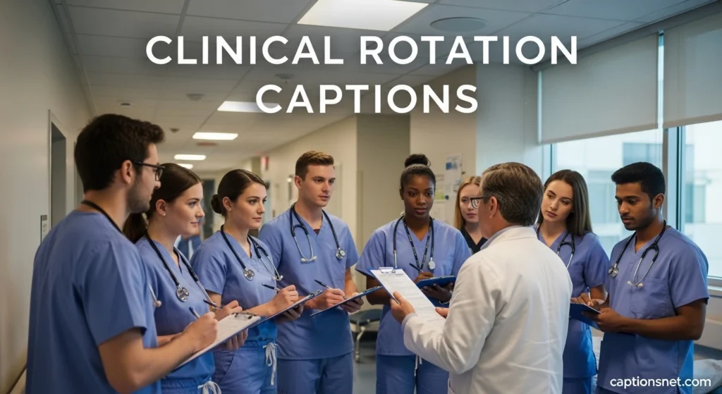 Clinical Rotation Captions