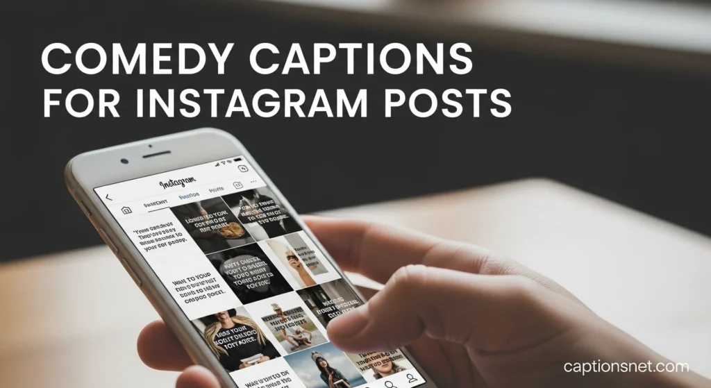 Comedy Captions for Instagram Posts