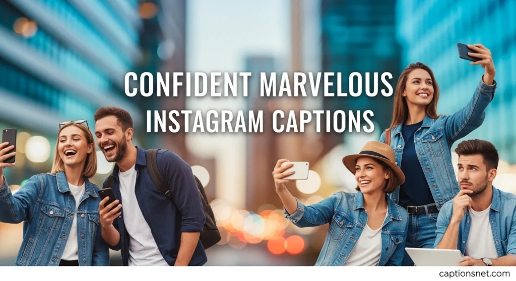 Confident Marvelous Instagram Captions