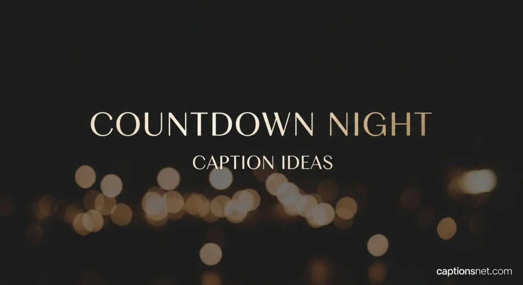 Countdown Night Caption Ideas