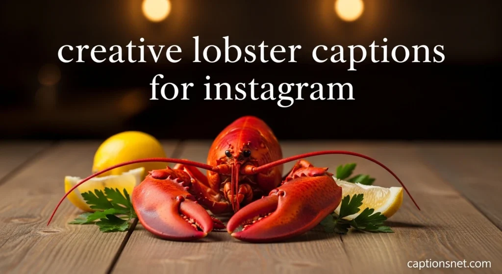 creative lobster captions for instagram
