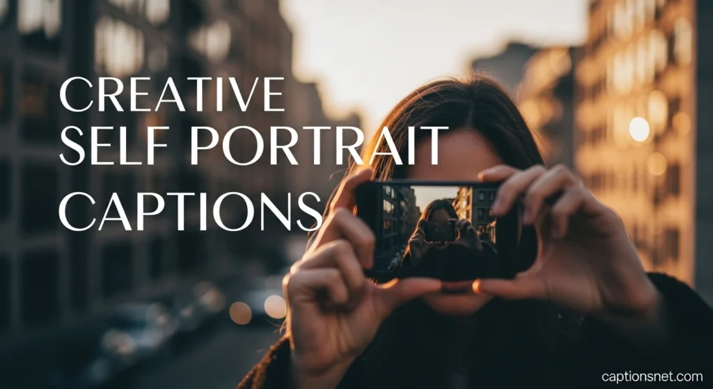 Creative Self Portrait Captions