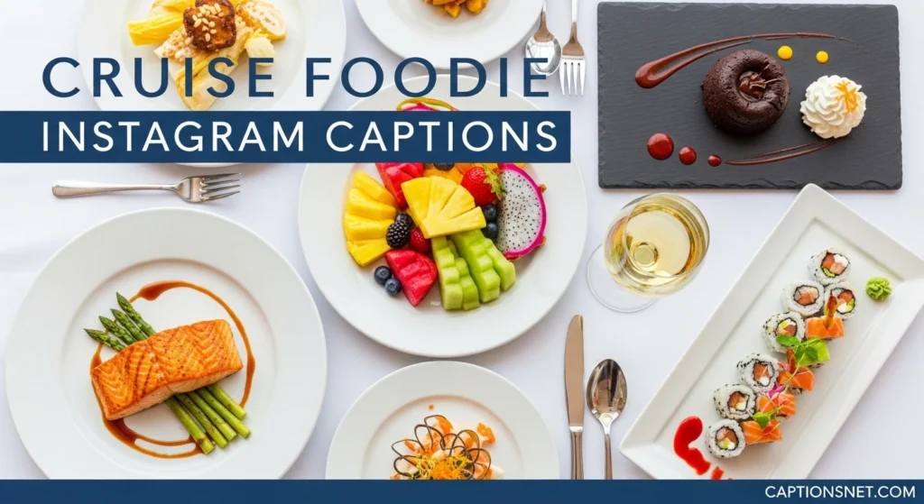 Cruise Foodie Instagram Captions