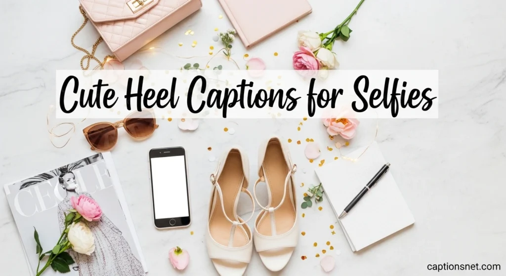 Cute Heel Captions for Selfies