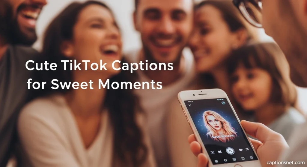 Cute TikTok Captions for Sweet Moments