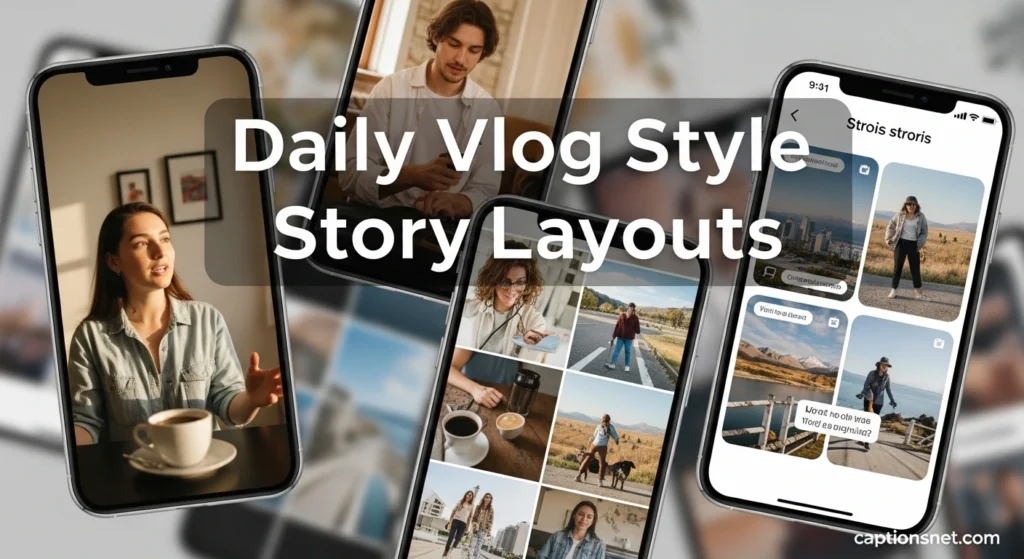 Daily Vlog Style Story Layouts