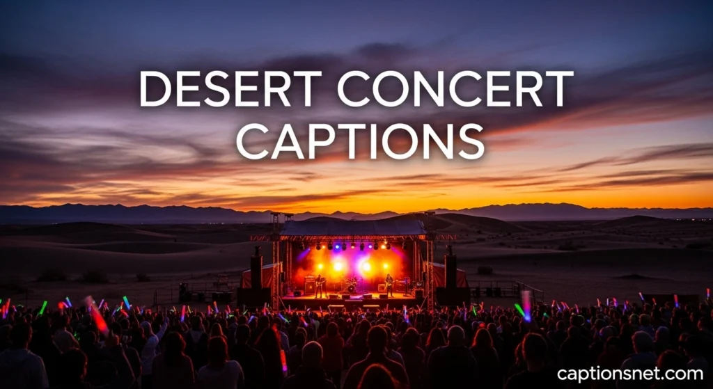 Desert Concert Captions
