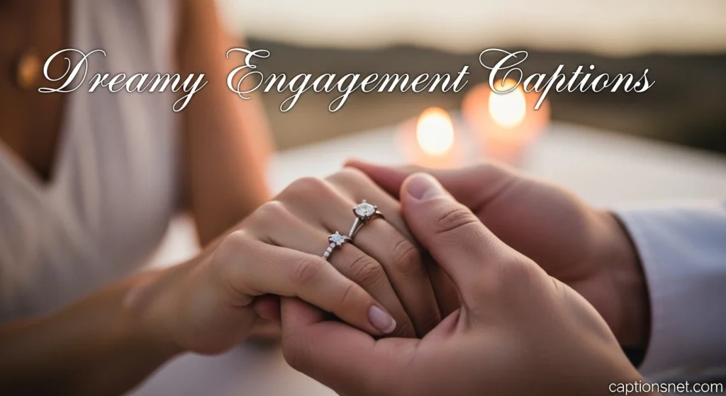 Dreamy Engagement Captions