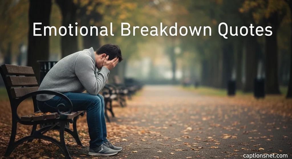 Emotional Breakdown Quotes