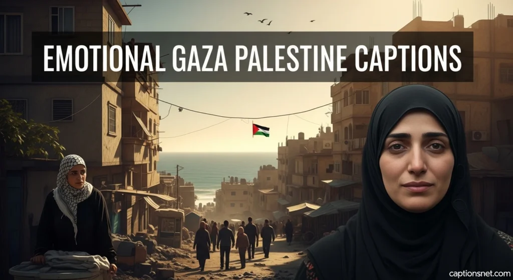Emotional Gaza Palestine Captions