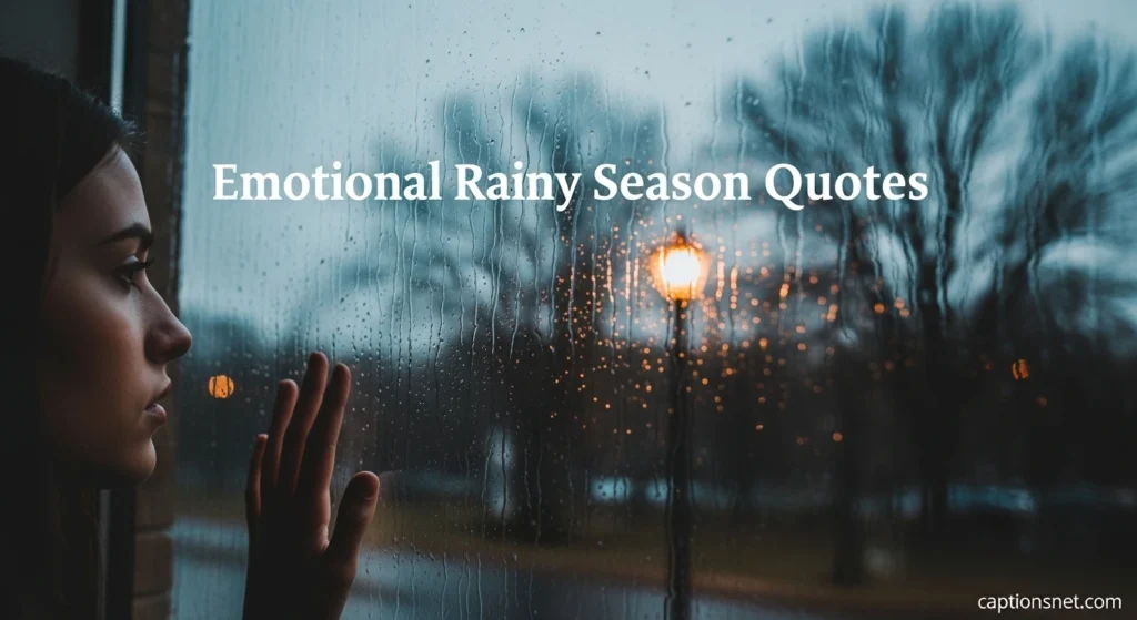 Emotional Rainy Season Quotes