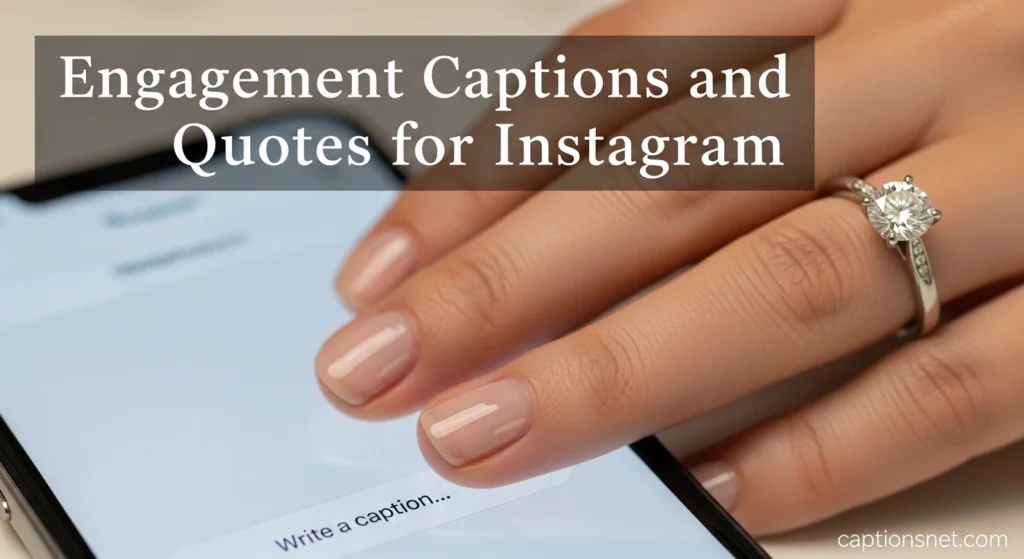 Engagement Captions and Quotes for Instagram