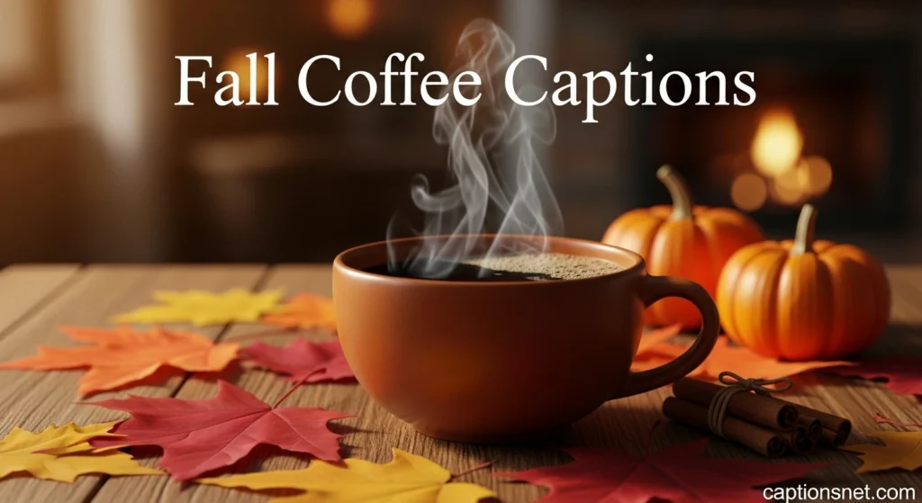 Fall Coffee Captions