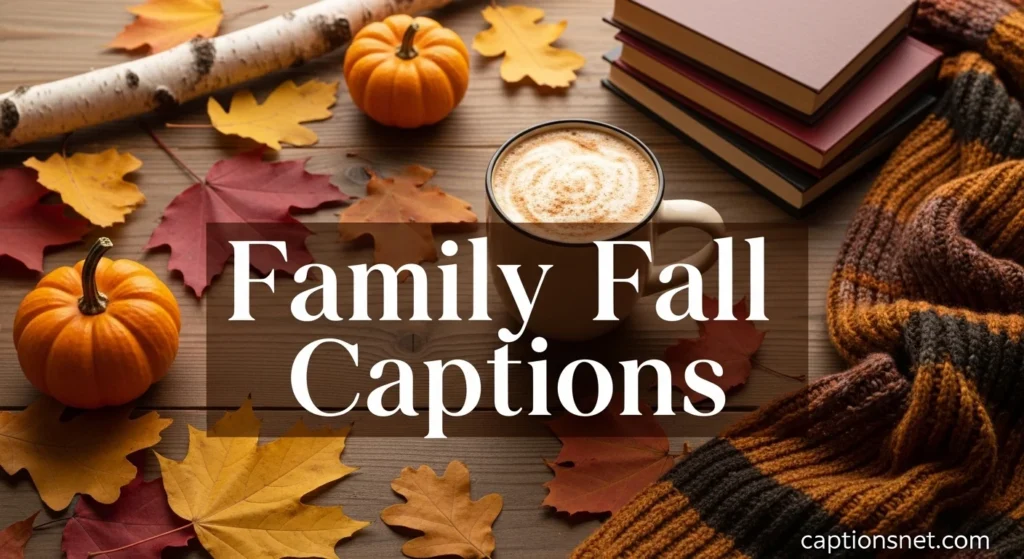 Family Fall Captions