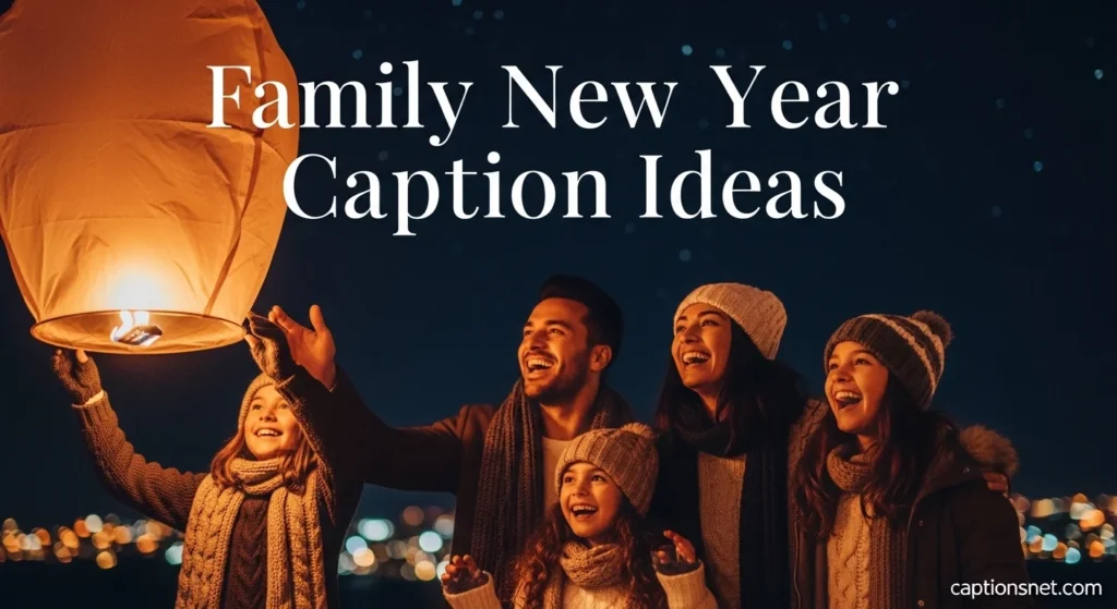 Family New Year Caption Ideas