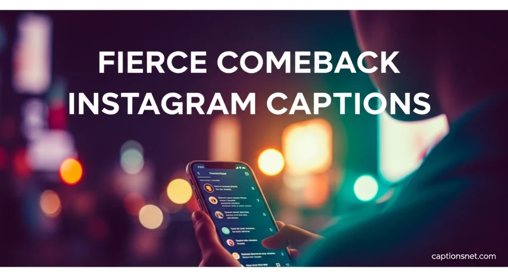 Fierce Comeback Instagram Captions