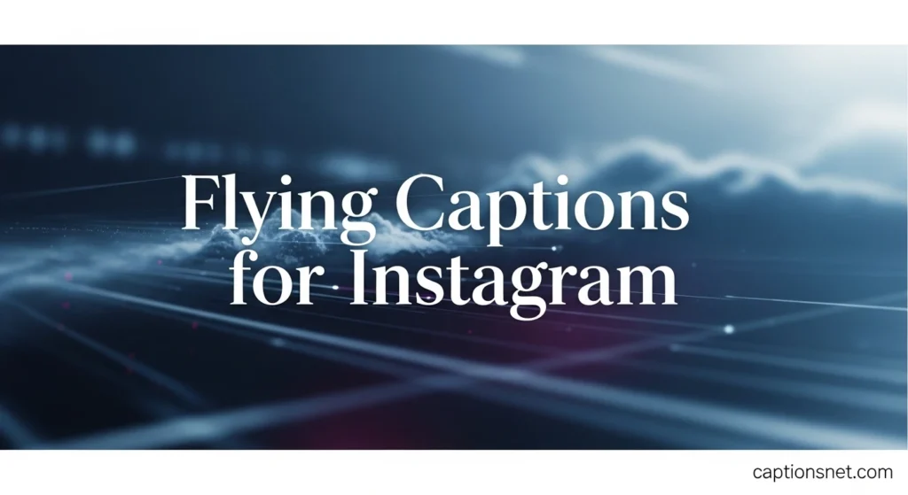 Flying Captions for Instagram