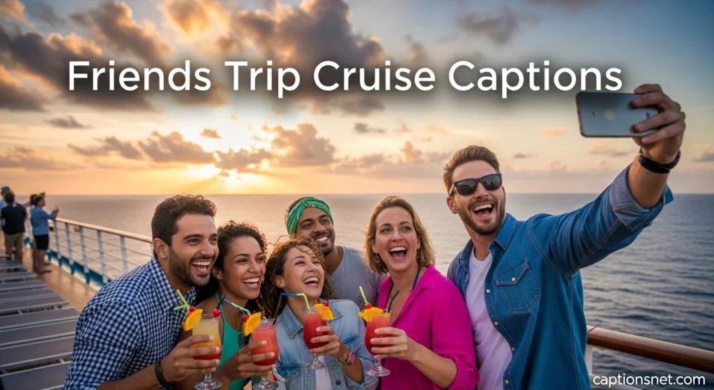 Friends Trip Cruise Captions