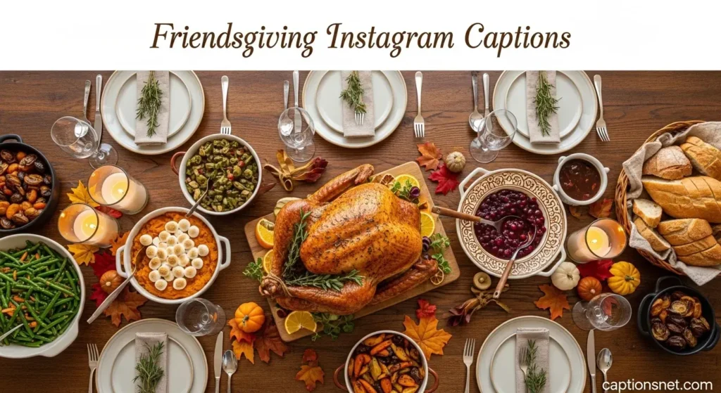 Friendsgiving Instagram Captions