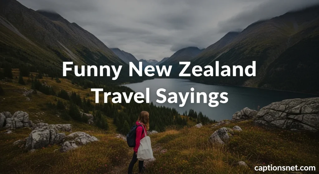 Funny New Zealand Travel Sayings