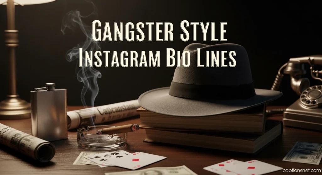 Gangster Style Instagram Bio Lines