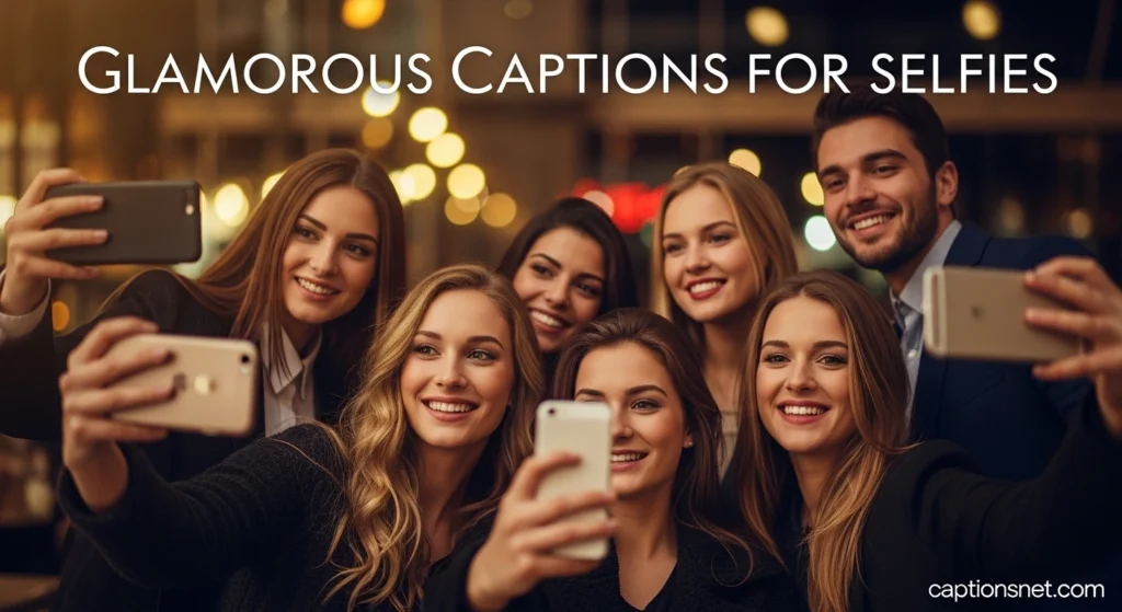 Glamorous Captions for Selfies