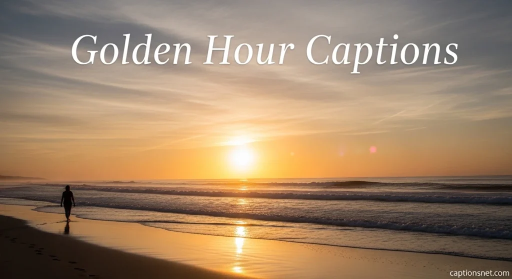 Golden Hour Captions