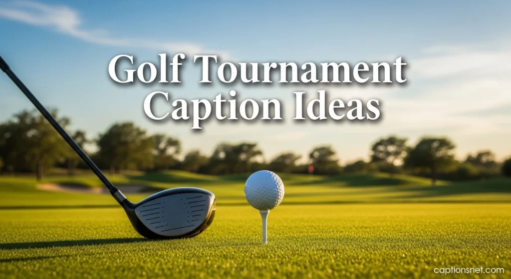 Golf Tournament Caption Ideas
