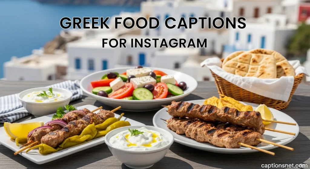 Greek Food Captions for Instagram