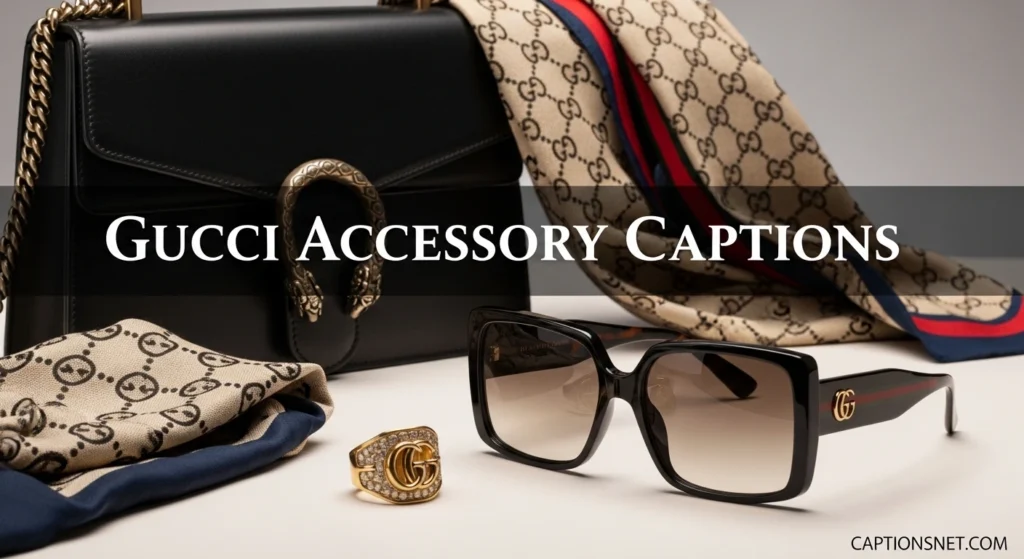 Gucci Accessory Captions